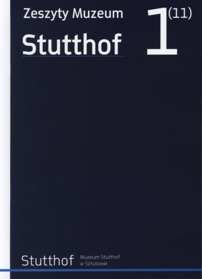 Okładka Zeszyty Muzeum Stutthof Nr 1 (11)