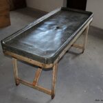 Autopsy table. Condition after conservation.